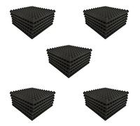 Jojomino Pannello di trattamento in schiuma di protezione acustica con 60 confezioni di forma piramide per isolamento basso