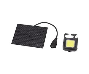 Jojomino Pannello solare portatile pannello solare alimentato luce di emergenza per all'aperto luce di riparazione automatica