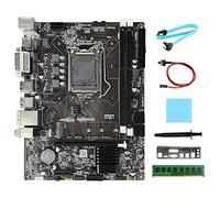 Jojomino Scheda Madre+DDR3 4 GB 1600 Mhz RAM+ SATA+ Interruttore+Baffle+Grasso Termico LGA1150 4 GB per CPU 4 I7 I5 I3