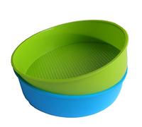 Jojomino Stampo in silicone Bakeware 26cm/10inch Torta rotonda forma teglia I colori blu e verde casuali