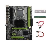 Jojomino X58 Scheda Madre LGA1366 Computer Scheda Madre Supporto DDR3 ECC Memoria con DDR3 4 GB 1333 Mhz RAM+SATA + Interruttore