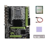 Jojomino X58 Scheda Madre LGA1366 Computer Scheda Madre Supporto XEON X5650 X5670 Serie CPU con X5670 CPU+ Interruttore+Pad Termico