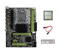 Jojomino X58 Scheda Madre LGA1366 Scheda Madre Del Computer Supporta DDR3 ECC Memory Support RX Scheda Grafica con X5670 CPU+ SATA