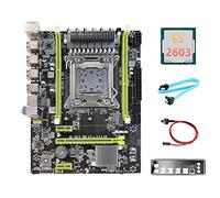 Jojomino X79 Scheda Madre Aggiornamento X79 Pro+E5 2603 CPU+SATA +Interruttore +Baffle M.2 NVME LGA2011 per CF PUBG