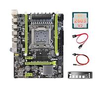 Jojomino X79 Scheda Madre Aggiornamento X79 Pro+E5 2603 V2 CPU+SATA +Interruttore +Baffle M.2 NVME LGA2011 per CF PUBG