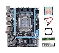 Jojomino X79 Scheda Madre V389+E5 2603 CPU+DDR3 RECC 4 GB 1333 Mhz RAM+ SATA+Baffle+Staffa M.2 NVME LGA2011 per CF PUBG