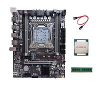 Jojomino X99 Scheda Madre LGA2011-3 Computer Scheda Madre Supporto DDR4 ECC RAM con E5 2609 V3 CPU+DDR4 4G 2666Mhz RAM+ SATA