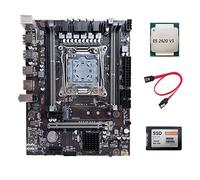 Jojomino X99 Scheda Madre LGA2011-3 Computer Scheda Madre Supporto DDR4 ECC RAM con E5 2620 V3 CPU+SATA3 SSD 128G+ SATA