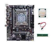 Jojomino X99 Scheda Madre LGA2011-3 Computer Scheda Madre Supporto DDR4 ECC RAM con E5 2650 V3 CPU+DDR4 4G 2666Mhz RAM+ SATA