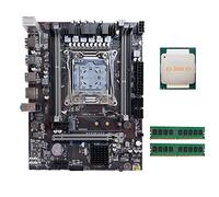 Jojomino X99 Scheda Madre LGA2011-3 Computer Scheda Madre Supporto Dual Channel DDR4 RAM con E5 2650 V3 CPU+2XDDR4 4GB 2133Mhz RAM
