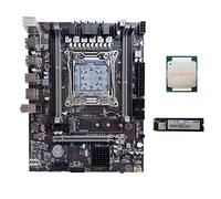 Jojomino X99 Scheda Madre LGA2011-3 Computer Scheda Madre Supporto Xeon E5 V3 V4 Serie CPU con E5 2650 V3 CPU+M.2 NVME SSD 128G