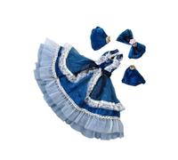 jojomis 1/3 BJD Costume Principessa Lolita Bambola 60cm Accessori Foto Regalo - Blu Scuro