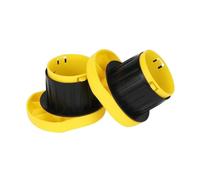 jojomis 2 dispenser con manico per pellicola elastica con protezione per le mani del freno, portatile, per ufficio, pellicola termoretraibile da 7,6 cm