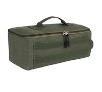 jojomis Borsa porta attrezzi versatile con cerniera, organizer portatile per elettricista, giardinaggio, campeggio, barbecue, accessori 34 x 14 x 14 cm