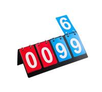 jojomis Tabellone segnapunti sportivo a 4 cifre, impermeabile per ping pong, pallavolo, basket, calcio