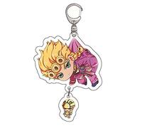 JoJo's Bizarre Adventure Accessori Portachiavi In Acrilico Uomo Donna Jonathan Joestar Anime Periferica Kujō Jōtarō Portachiavi Ciondolo Ornamento Borsa Ciondolo