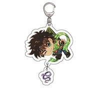 JoJo's Bizarre Adventure Accessori Portachiavi In Acrilico Uomo Donna Jonathan Joestar Anime Periferica Kujō Jōtarō Portachiavi Ciondolo Ornamento Borsa Ciondolo