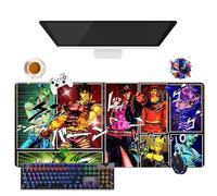 JoJo's Bizarre Adventure - Tappetino per mouse impermeabile extra large | base in gomma antiscivolo per PC, portatile, e-Sport (7, 35.4" × 15.7" × 0.12")