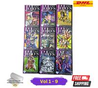 Jojo's Bizarre Avventura Manga Inglese Parte 4 Volume 1-9 Set Completo Partite