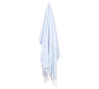 Jokapy telo da spiaggia turco, 90 x 180 cm, leggero, compatto, ad asciugatura rapida, assorbente, senza sabbia, per il campeggio, accessori da viaggio (azzurro)