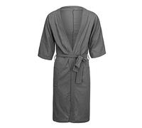 JokeLomple Accappatoio in Microfibra - con Tasche e Cintura Morbido e Assorbente Super Assorenza Confezione Salvaspazio Accappatoio Lungo Eleganti Robe Uomo da Notte