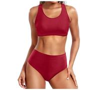 JokeLomple Costume Bagno Donna Due Pezzi - Curvy Swimwear Beachwear a Fascia Costume Donna Due Pezzi Costume Bagno Sexy Donna Costumi Donna Mare Spiaggia Piscina Party Vacanza