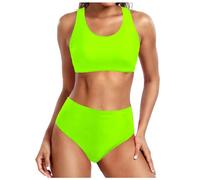 JokeLomple Costume Bagno Donna Due Pezzi - Curvy Swimwear Beachwear a Fascia Costume Donna Due Pezzi Costume Bagno Sexy Donna Costumi Donna Mare Spiaggia Piscina Party Vacanza