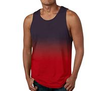 JokeLomple Estivo Smanicato Uomo Leggero - Canottiera Cotone e Lino Leggera Elasticizzata Elegante Canotta con Scollo Rotondo Casual Rapida Asciugatura Canotte Atletiche da Uomo per Palestra Spiaggia
