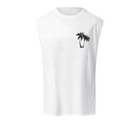 JokeLomple Estivo Smanicato Uomo Leggero - Spalla Larga Canottiere Traspirante Estiva Canottiera Sportive Maglietta Slim Fit Traspirante e Antiodore Canotta Running Estiva Intimo