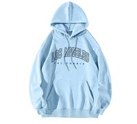 JokeLomple Felpa con Cappuccio da Donna - Leggera Pullover Tinta Unita alla Moda Casual Sweatshirt Giacca Sportiva Felpa Donna Originale Felpa con Cappuccio per Ragazze