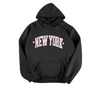 JokeLomple Felpa con Cappuccio da Donna - Leggera Pullover Tinta Unita alla Moda Casual Sweatshirt Giacca Sportiva Felpa Donna Originale Felpa con Cappuccio per Ragazze