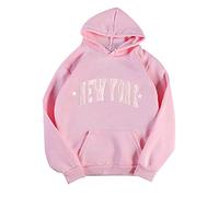 JokeLomple Felpa con Cappuccio da Donna - Leggera Pullover Tinta Unita alla Moda Casual Sweatshirt Giacca Sportiva Felpa Donna Originale Felpa con Cappuccio per Ragazze