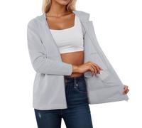 JokeLomple Giacche casual da donna, camicetta a maniche lunghe, cappotto comodo da indossare dopo il lavoro, capispalla versatili e basici per tutte le stagioni