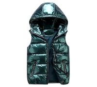 JokeLomple Gilet Smanicato da Donna - Gilet lungo con Cappuccio Gilet da Donna Invernale Gilet di Transizione Casual Senza Maniche Giubbotto Invernali Down Caldo Sport All'Aperto Primavera Gilet