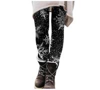 JokeLomple Natale Leggins per Donne - Pantaloni Elastici Colorati Sportivi Leggings Elasticizzati Natale Morbido Pant Yoga Elastici Natale Leggin da Yoga Natalizio Leggings da Palestra Donne/Ragazze