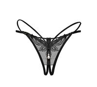 JokeLomple Perizoma Donna - Sexy Lingerie T Back Vita Bassa Perizoma Mutande Mutandine in Pizzo con Scollo a V in Pizzo Morbido Sexy Hot Filo Curvy