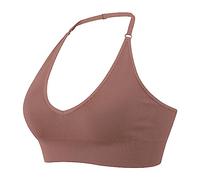 JokeLomple Reggiseni a Schiena Bassa Donna - Reggiseno Trasparente Incrociato Dietro Reggiseno Donna con Chiusura Frontale Bra Push-up Halter Bra vestibilità Regular Reggiseno Invisibile con Ferretto