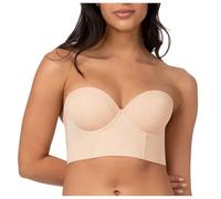 JokeLomple Reggiseno Donna Triangolo Pizzo - Schiena Nuda Forma U Reggiseni Spalline Regolabili Scollo a V Bustino Senza Ferretto Reggiseno Comodo vestibilità Regular Reggiseno a Fiori per Donna