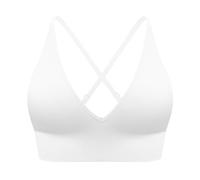 JokeLomple Reggiseno Schiena Scoperta Donna - Reggiseno Trasparente Incrociato Dietro Comfort Intimo Scollo a V Bustino Halter Bra Cuciture Comodo Reggiseno Comodo Reggiseni Convertibili