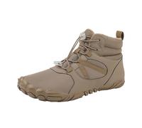 JokeLomple Stivali da Combattimento da Uomo - Stivaletti All'aperto Impermeabile Antiscivolo Barefoot Scarpe Invernali Uomo Outdoor Scarpe Casual Campeggio e Guida Caldi Comode Antiscivolo