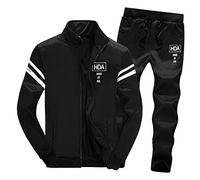 JokeLomple Tuta per Uomo - Felpa con Zip Cappuccio Felpa con Coulisse Invernale Tuta Giacca Tuta Uomo Tuta Uomo Taglie Forti Regali per Ragazzi