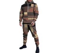 JokeLomple Uomo 2 Pezzi Tuta Jogging - Bambini e Ragazzi Tuta Jogging Set Felpe con Cappuccio e Pantaloni Tuta Uomo e Donna per Lo Sport Tuta da Uomo Traspirante 2 Pezzi Tuta per Uomo Donna