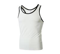 JokeLomple Uomo Palestra Canotta - Girocollo Pullover Maglietta Estiva Canottiere Stringer Oversize T-Shirt Uomo Muscolo Leggero Canotte Atletiche da Uomo Tagliata in Cotone Gilet Lavoro Uomo