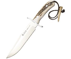 Joker Bowie Knife 7.87" Deer Antler Handle, 20cm N695 CC147