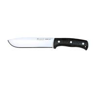 joker Coltello da caccia Nomad CV125, mango tela micarta, lama di 12,7 cm, fodero in pelle nera, include paracord, per la pesca, la caccia, il campeggio e l'escursionismo