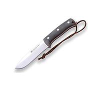 joker Coltello da Caccia Nomad CV125, Mango Tela micarta, Lama di 12,7 cm, Fodero in Pelle Nera, Include Paracord, per la Pesca, la Caccia, l'escursionismo, Il Campeggio.