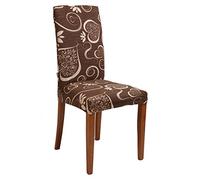 Joker Coprisedia vesti sedia millerighe elasticizzato 2 pezzi linea Cuori L671 MORO / MARRONE