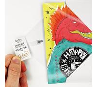 Joker Greeting Endless Happy Birthday Scherzo: Nonstop Punk Rock Birthday Singing Card with Glitter - Doppio scherzo - Risate garantite! Dinausor - T. Rex - Drums