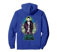 Joker, Logo DC Suicide Squad Felpa con Cappuccio, Unisex per Adulti, Blu Reale, L