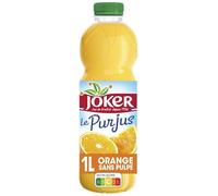 Joker - Succo d'arancia puro senza polpa, 1 l, confezione da 4